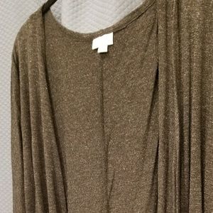Charcoal Gray Lindsay w/silver sparkles by LuLaRoe